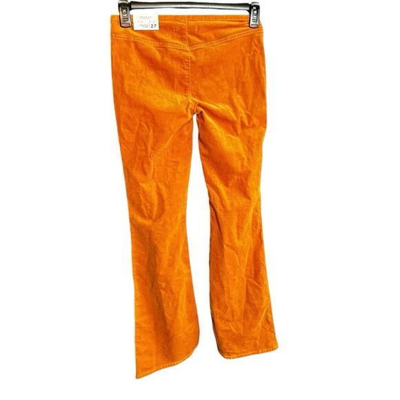 NWT PacSun Low-Rise Flare Corduroy Jeans - Women’s Size 27 in Pumpkin Orange - Picture 4 of 7